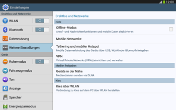 Samsung Galaxy Tab 3 10-1 LTE - Internet - Manuelle Konfiguration - 1 / 1