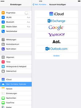 Apple iPad Air - E-Mail - Konto einrichten - 5 / 27