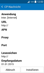 Samsung Galaxy J1 - Internet - Automatische Konfiguration - 8 / 12