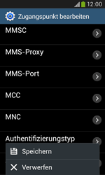 Samsung Galaxy Trend Plus - Internet - Manuelle Konfiguration - 17 / 29