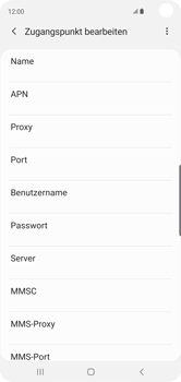 Samsung Galaxy S10 - Internet - Manuelle Konfiguration - 12 / 39
