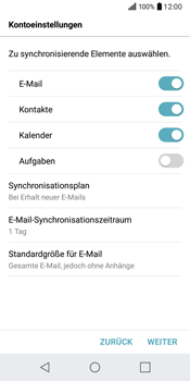LG Q6 - E-Mail - Konto einrichten (outlook) - 10 / 15