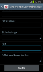 Samsung Galaxy S2 Plus - E-Mail - Konto einrichten - 0 / 0