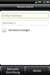 HTC Wildfire S - E-Mail - Konto einrichten - 1 / 1