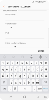 Samsung Galaxy S9 - E-Mail - Konto einrichten - 10 / 20
