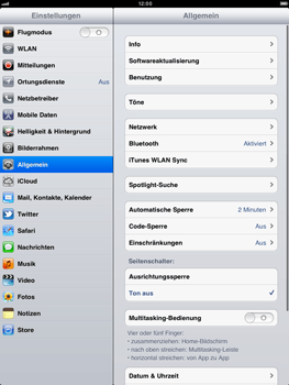 Apple iPad 2 - Internet - Manuelle Konfiguration - 1 / 1
