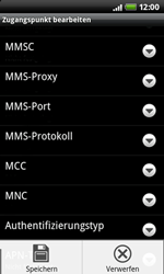 HTC Desire Z - Internet - Manuelle Konfiguration - 13 / 21