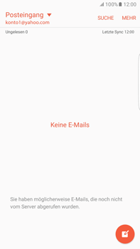 Samsung Galaxy S6 edge+ - E-Mail - Konto einrichten (yahoo) - 7 / 9