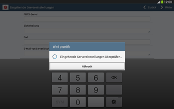 Samsung Galaxy Tab 3 10-1 LTE - E-Mail - Konto einrichten - 1 / 1