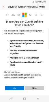 Samsung Galaxy S8 - E-Mail - Konto einrichten (outlook) - 9 / 12