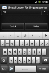 Sony Xperia E - E-Mail - Konto einrichten - 1 / 1