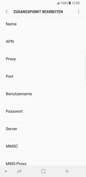 Samsung Galaxy S8 - Internet - Apn-Einstellungen - 11 / 38