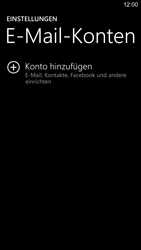 Nokia Lumia 1520 - E-Mail - Konto einrichten - 1 / 1