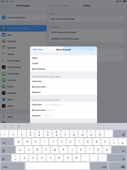 Apple iPad Pro 12.9 inch - E-Mail - Konto einrichten - 13 / 27