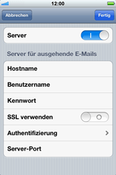 Apple iPhone 3GS - E-Mail - Konto einrichten - 2 / 2