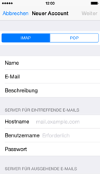 Apple iPhone 5s - E-Mail - Konto einrichten - 0 / 0