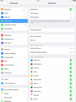 Apple iPad Pro 12.9 inch - Internet - Manuelle Konfiguration - 0 / 0