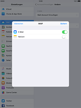 Apple iPad Mini 4 - E-Mail - Konto einrichten - 15 / 32