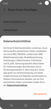 Samsung Galaxy S10e - E-Mail - Konto einrichten (outlook) - 13 / 16