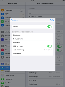 Apple iPad Air - E-Mail - Konto einrichten - 18 / 27