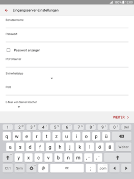 Samsung Galaxy Tab A 9.7 - E-Mail - Konto einrichten - 2 / 2