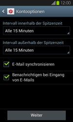 Samsung Galaxy S2 mit Android 4.1 - E-Mail - Konto einrichten - 1 / 1