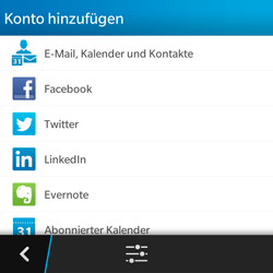 BlackBerry Q5 - E-Mail - Konto einrichten - 2 / 2