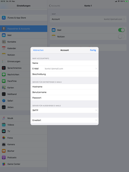 Apple iPad Pro 12.9 inch - E-Mail - Konto einrichten - 26 / 30
