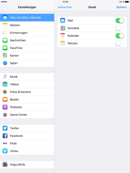 Apple iPad Pro 9.7 inch - E-Mail - Konto einrichten (gmail) - 0 / 0
