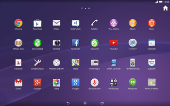 Sony Xperia Tablet Z2 LTE - Internet - Manuelle Konfiguration - 3 / 19