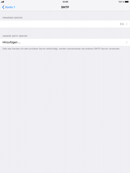Apple iPad Mini 4 - E-Mail - Konto einrichten - 1 / 1