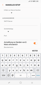 Samsung Galaxy S8 Plus - E-Mail - Konto einrichten - 0 / 0