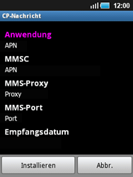 Samsung Galaxy Mini - Internet - Automatische Konfiguration - 8 / 11