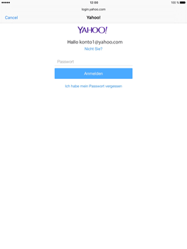 Apple iPad Pro 9.7 inch - E-Mail - Konto einrichten (yahoo) - 8 / 13