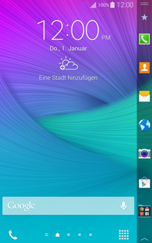 Samsung Galaxy Note Edge - Internet - Manuelle Konfiguration - 0 / 0