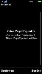 Sony Ericsson U5i Vivaz - Internet - Manuelle Konfiguration - 0 / 0