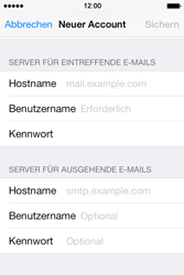Apple iPhone 4 S - E-Mail - Konto einrichten - 1 / 1