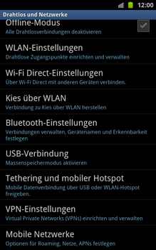 Samsung Galaxy Note - Internet - Manuelle Konfiguration - 5 / 21