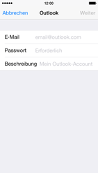 Apple iPhone 5s - E-Mail - Konto einrichten (outlook) - 6 / 11