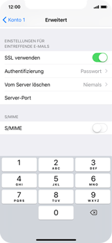 Apple iPhone X - E-Mail - Konto einrichten - 1 / 1