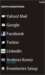 Nokia Lumia 800 - E-Mail - Konto einrichten - 2 / 2