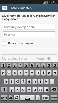 Samsung Galaxy Note 3 LTE - E-Mail - Konto einrichten - 1 / 1
