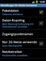 Samsung Galaxy Y - Internet - Apn-Einstellungen - 6 / 17