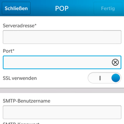 BlackBerry Q5 - E-Mail - Konto einrichten - 1 / 1