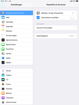 Apple iPad Air 2 - E-Mail - Konto einrichten (yahoo) - 4 / 11