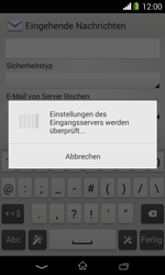 Sony Xperia E1 - E-Mail - Konto einrichten - 1 / 1