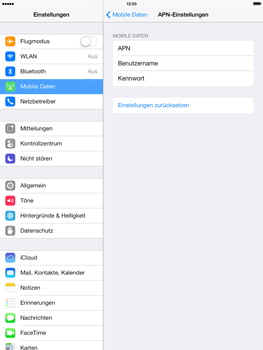 Apple iPad mini 2 - Internet - Manuelle Konfiguration - 6 / 9