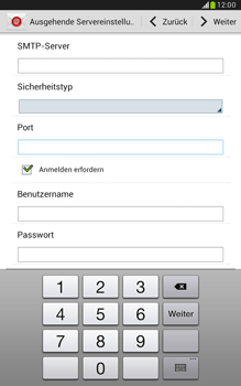 Samsung Galaxy Note 8-0 - E-Mail - Konto einrichten - 1 / 1