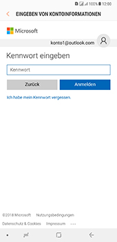 Samsung Galaxy A8 Plus (2018) - E-Mail - Konto einrichten (outlook) - 1 / 1