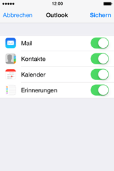 Apple iPhone 4 S - E-Mail - Konto einrichten (outlook) - 1 / 1